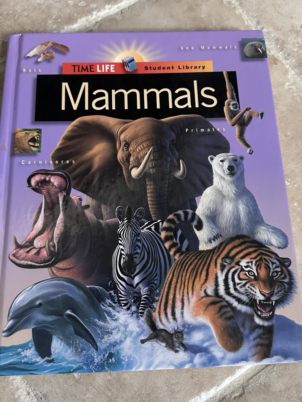 Mammals Full Color Images Animals Book Time Life Children's Educational Books